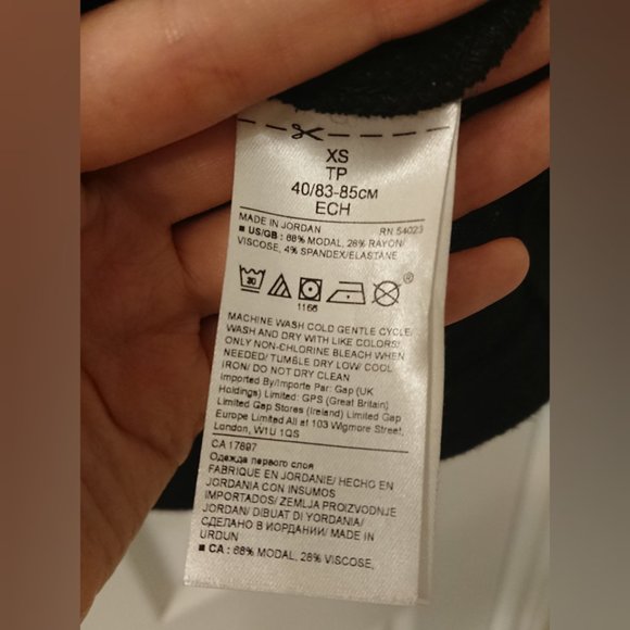 Banana Republic - Black Mock Neck Mid-Sleeve Top - Picture 7 of 8